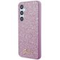 Guess GGUHCS24MHGGSHU S24+ S926 fioletowy|purple hardcase Glitter Script цена и информация | Telefonide kaitsekaaned ja -ümbrised | hansapost.ee