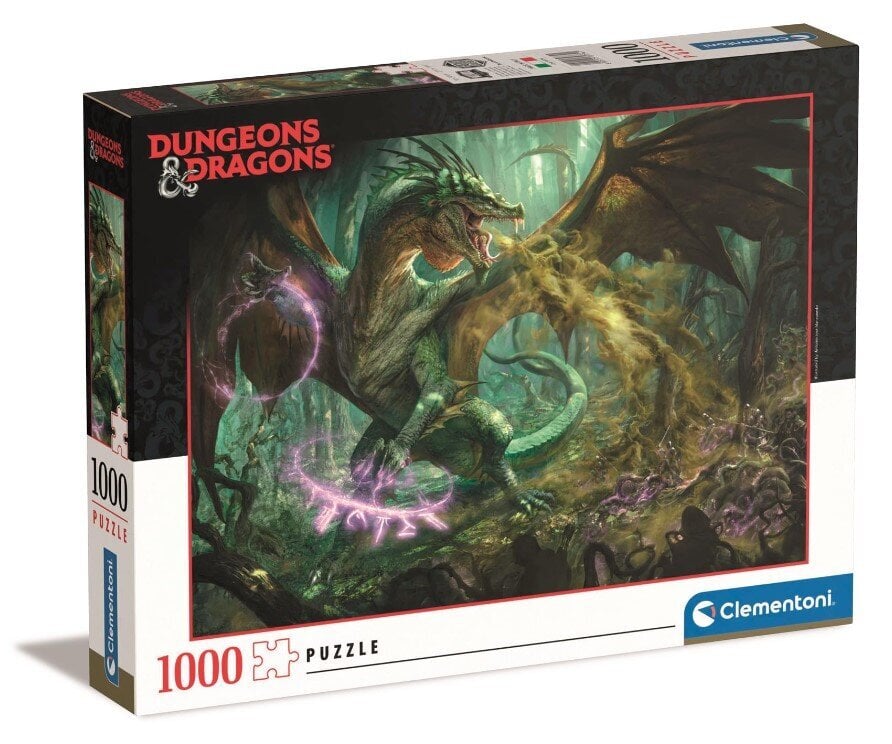 Pusle Dungeons&Dragons Clementoni, 39734, 1000 tk цена и информация | Pusled lastele ja täiskasvanutele | hansapost.ee