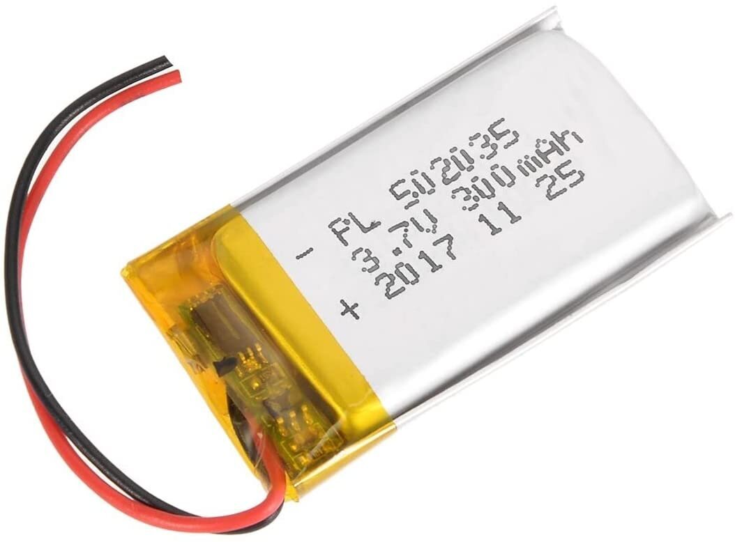 1 tk laetav Lipo aku 502035 (3.7v, 300mAh Lipo) Bluetooth kõrvaklappide, nutikellade, POS, meditsiiniliste instrumentide ja muude kaasaskantavate seadmete jaoks. цена и информация | Nutiseadmed ja lisatarvikud | hansapost.ee