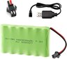 1 tk 7.2V 2400mAh Ni-MH AA laetav akupakett koos sm-2P 2Pin pistikuga ja USB laadija kaabliga RC Truck Cars jaoks цена и информация | Nutiseadmed ja lisatarvikud | hansapost.ee