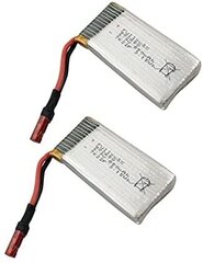 2 tk 3.7V 850mAh Li-Po asendusaku Quadricopter RC Drone Syma X56 X56W X54HW X54HC Foldable jaoks hind ja info | Nutiseadmed ja lisatarvikud | hansapost.ee