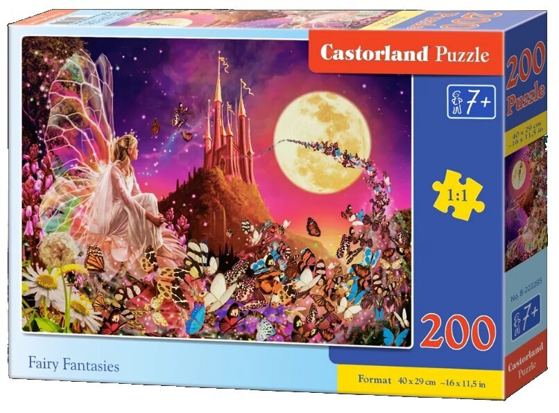 Pusle Castorland, 200 tk, Fairy Fantasies hind ja info | Pusled lastele ja täiskasvanutele | hansapost.ee