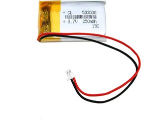 Liitiumaku 3,7 V 250 mAh Mudel 502030 hind ja info | Patareid | hansapost.ee