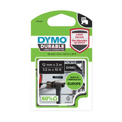 Lint Dymo D1, 12mm x 3m, must/valge hind ja info | Printeritarvikud | hansapost.ee