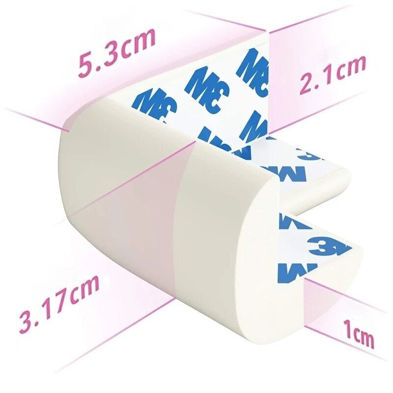 Mööblinurkade kaitse SBS-T11-F3E, 4 tk, beež hind ja info | Ohutustarvikud lastele | hansapost.ee