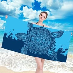 Пляжное полотенце Turtle, 100x180 см цена и информация | Полотенца | hansapost.ee