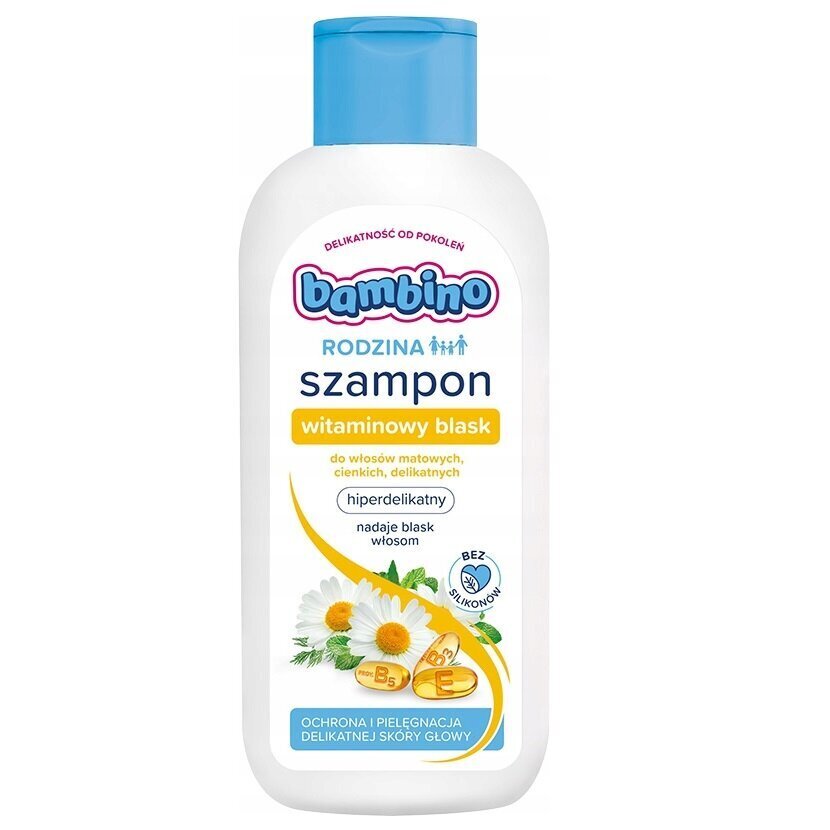 Šampoon Bambino Family, 400 ml hind ja info | Šampoonid | hansapost.ee