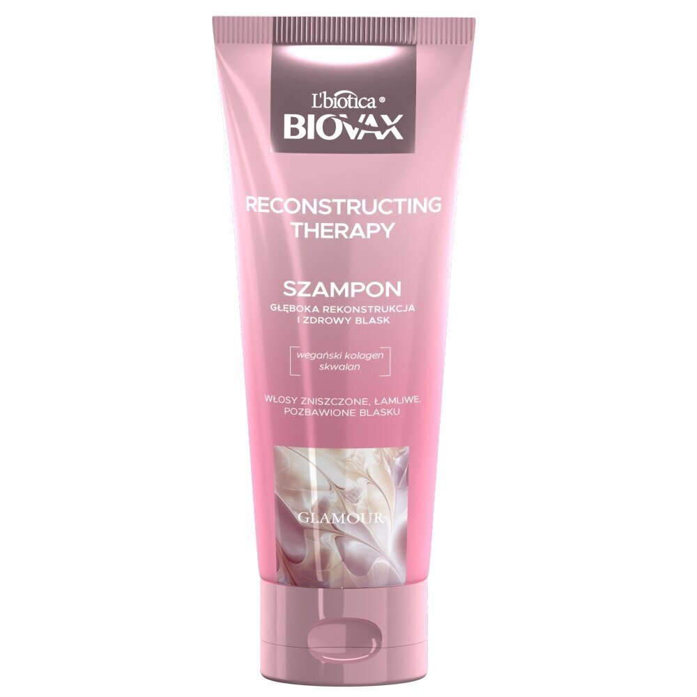 Šampoon L'biotica Biovax Glamour Reconstructing Therapy, 200 ml hind ja info | Šampoonid | hansapost.ee