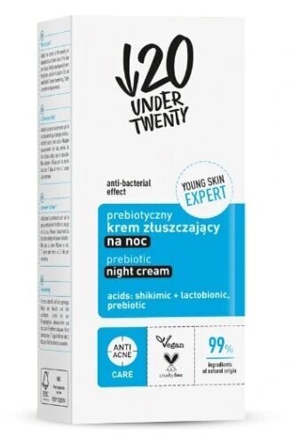 Öökreem Under Twenty Prebiotic, 50 ml hind ja info | Näokreemid | hansapost.ee