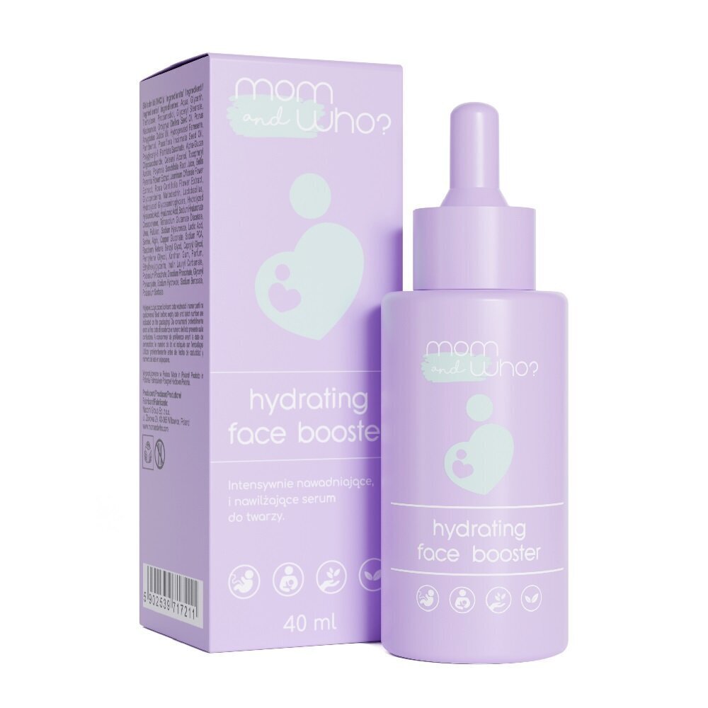 Niisutav näoseerum Mom And Who Booster, 40 ml цена и информация | Näoõlid, ampullid ja seerumid | hansapost.ee