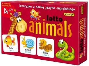 Mäng Adamigo Lotto Animals, PL, ENG hind ja info | Lauamängud ja mõistatused perele | hansapost.ee