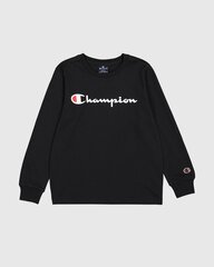 Champion laste pikkade varrukatega T-särk, must price and information | Shirts for boys | hansapost.ee