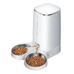 Rojeco 4L Automatic Pet Feeder WiFi Version with Double Bowl цена и информация | Миски, ящики для корма | hansapost.ee