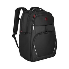 Seljakott 17-tollisele sülearvutile Wenger Meteor, must price and information | Laptop bags | hansapost.ee