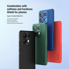 Nillkin Super Frosted PRO Back Cover for Xiaomi Redmi Note 13 Pro 5G|Poco X6 5G Deep Green цена и информация | Чехлы для телефонов | hansapost.ee