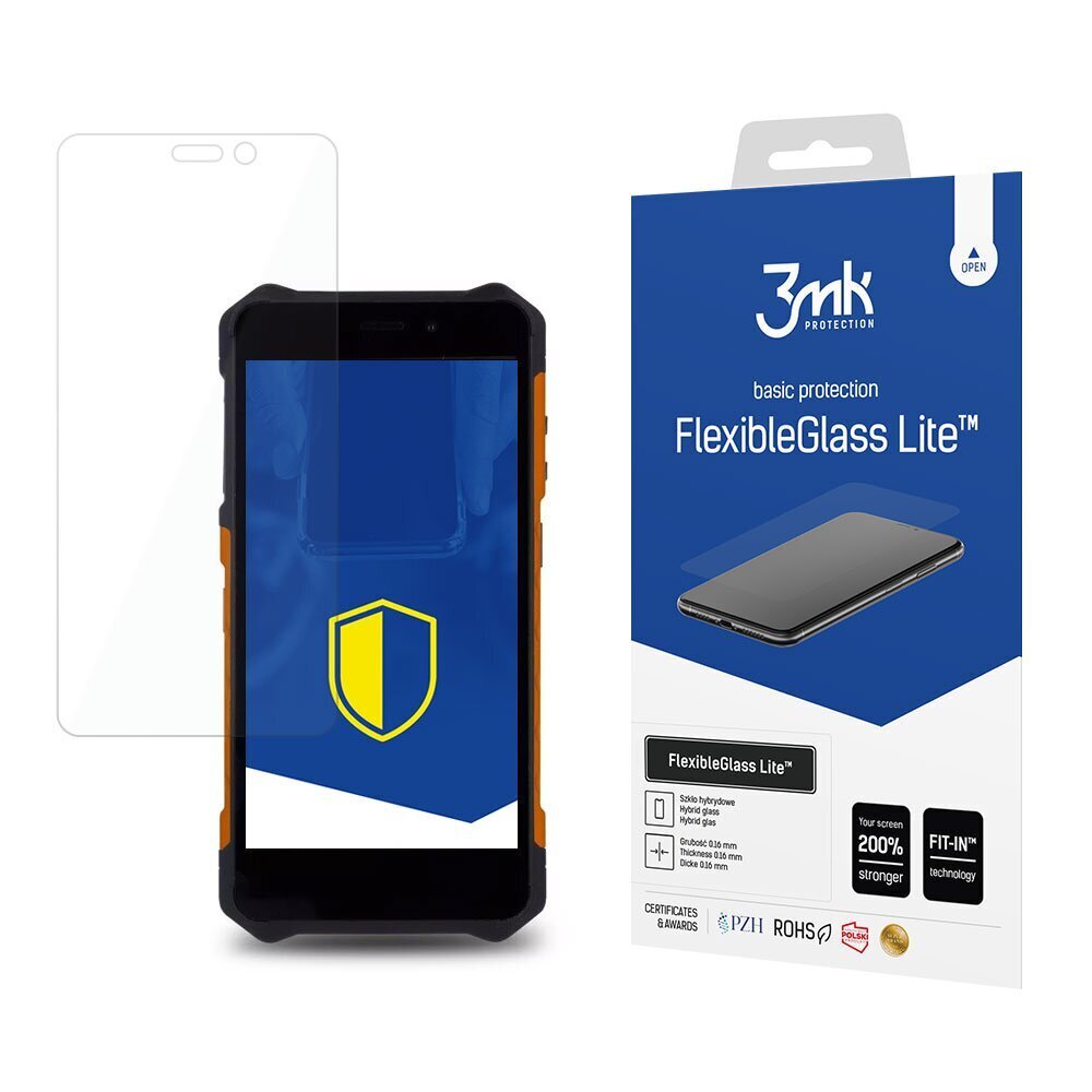 MyPhone Hammer Iron 3 LTE - 3mk FlexibleGlass Lite™ screen protector цена и информация | Ekraani kaitseklaasid ja kaitsekiled | hansapost.ee