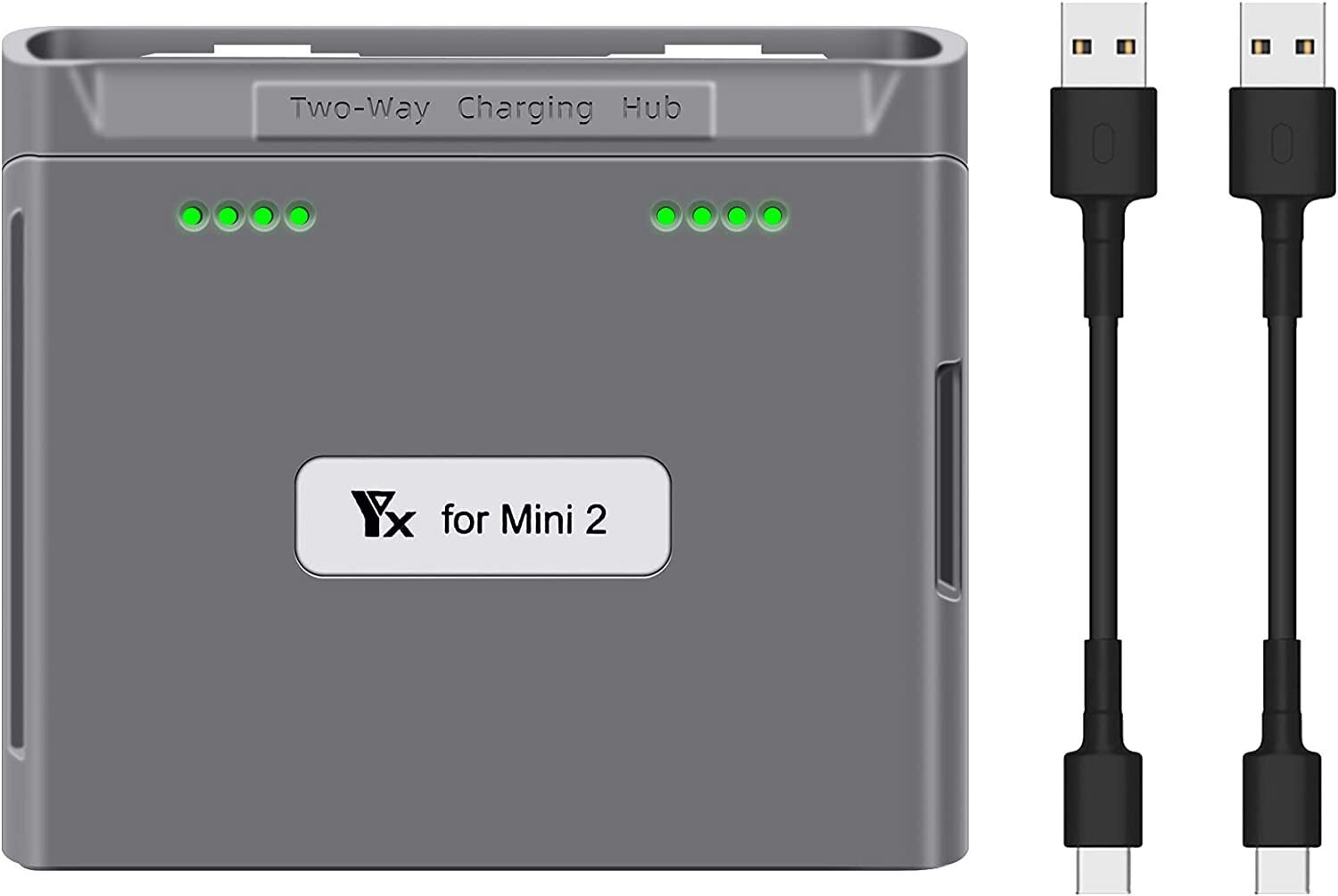 DJI Mini 2/Mini SE droonidega ühilduv akulaadija, kahesuunaline laadimiskeskus Droonide akud USB-laadija tarvikud (hall) цена и информация | Nutiseadmed ja lisatarvikud | hansapost.ee