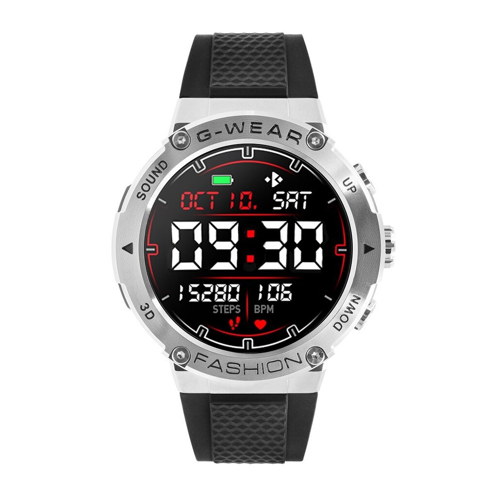 Watchmark Fashion G-Wear Silver цена и информация | Nutikellad, laste nutikellad | hansapost.ee