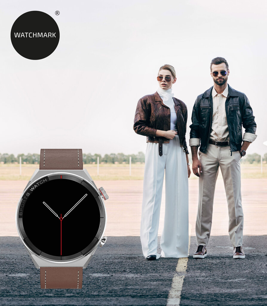 Watchmark Fashion Maverick Brown hind ja info | Nutikellad, laste nutikellad | hansapost.ee