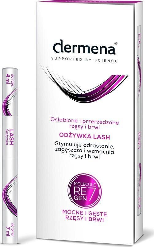 Ripsmetušš Dermena Lash eyelash strengthening mascara, 10 ml hind ja info | Lauvärvid, ripsmetušid ja silmapliiatsid | hansapost.ee