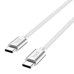 Кабель USB-C на USB-C Budi 65 Вт, 1.5 м (черный) цена и информация | Borofone 43757-uniw | hansapost.ee