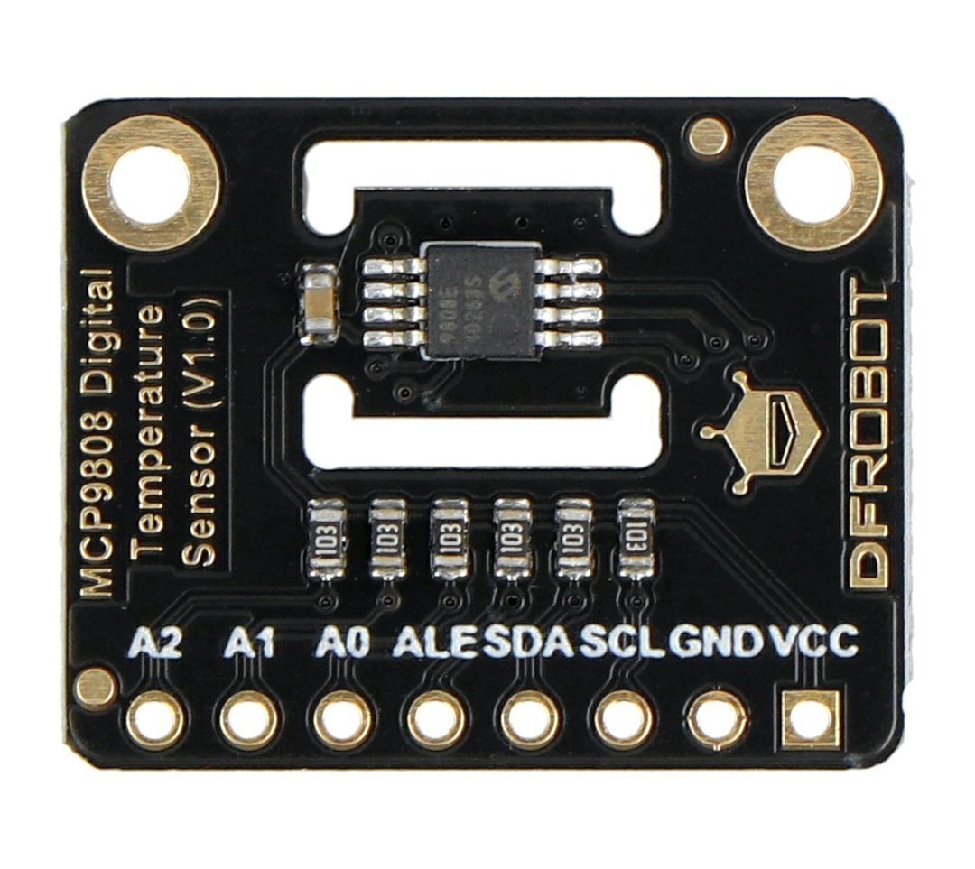 Digitaalne temperatuuriandur DFRobot MCP9808 I2C SEN0435 цена и информация | Andurid, sensorid | hansapost.ee