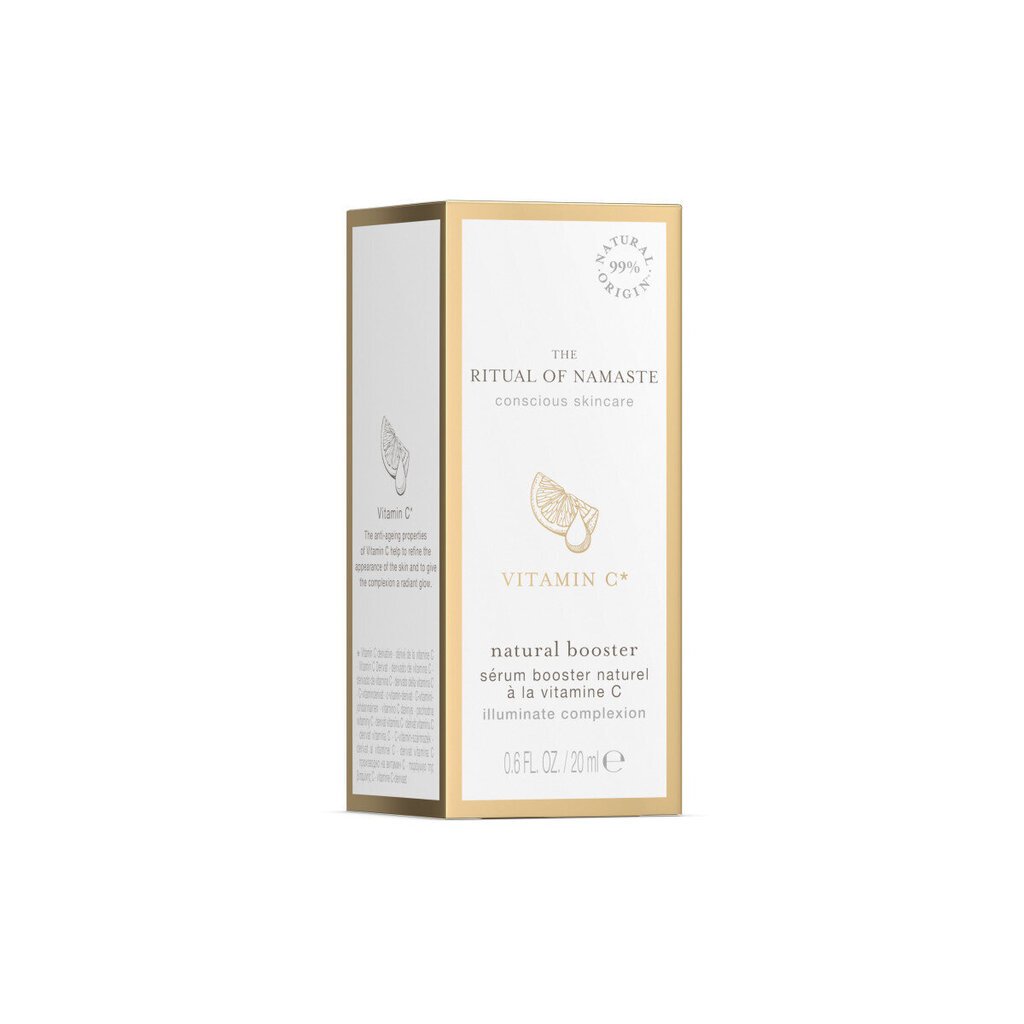 Näoseerum Rituals The Ritual Of Namaste Vitamin C Natural Booster, 20 ml hind ja info | Näoõlid, ampullid ja seerumid | hansapost.ee