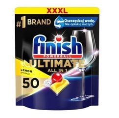 Nõudepesutabletid FINISH Ultimate Lemon, 50 tk hind ja info | Nõudepesuvahendid | hansapost.ee