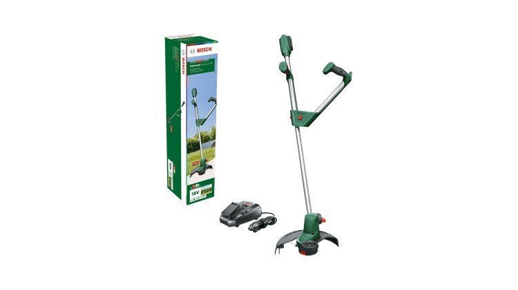 Juhtmeta trimmer Bosch Universal GrassCut 18V-26, 06008C1E03, koos akuga цена и информация | Trimmerid | hansapost.ee