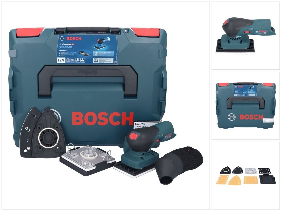 Akuveski Bosch GSS 12V-13 Professional, 12 V, ilma aku ja laadijata цена и информация | Lihvmasinad | hansapost.ee