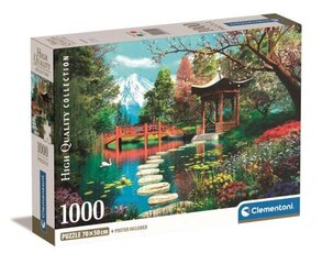 Pusle Clementoni Compact Fuji Garden 39910, 1000 d price and information | Puzzles for children and adults | hansapost.ee