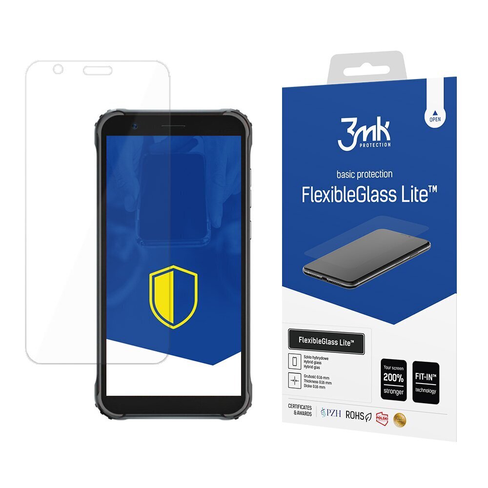 Blackview BV4900 - 3mk FlexibleGlass Lite™ screen protector цена и информация | Ekraani kaitseklaasid ja kaitsekiled | hansapost.ee