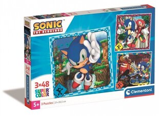Pusle Sonic SuperKolor Clementoni, 144 d hind ja info | Pusled lastele ja täiskasvanutele | hansapost.ee