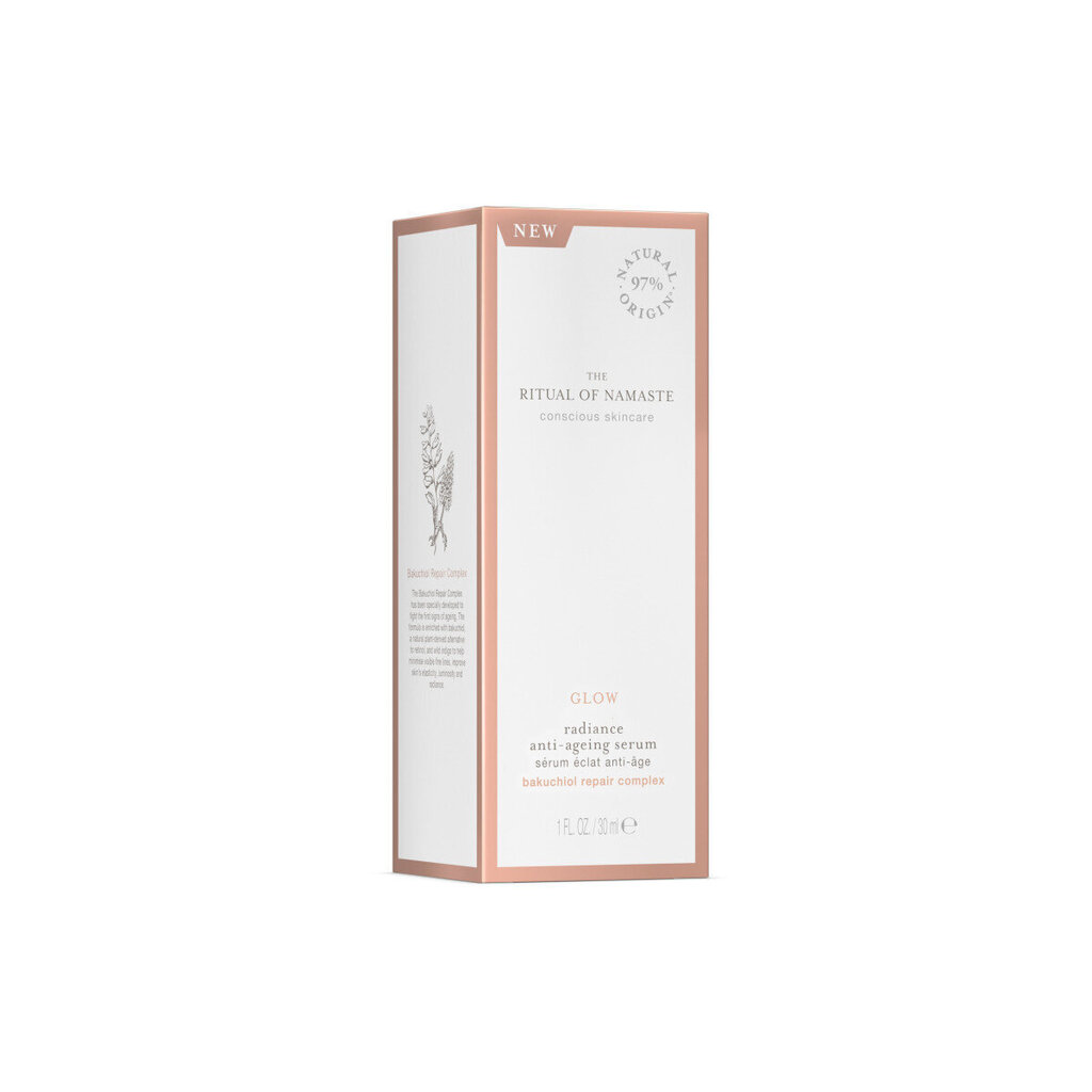 Pinguldav näoseerum Rituals The Ritual Of Namaste Glow Anti-Ageing Serum, 30 ml цена и информация | Näoõlid, ampullid ja seerumid | hansapost.ee