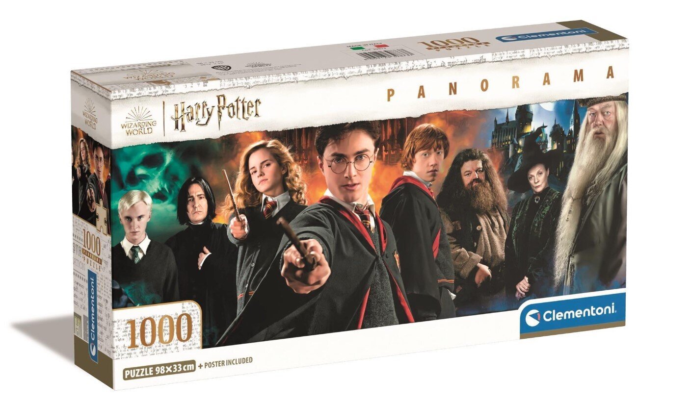 Panoraampusle Kompaktne Harry Potter Clementoni, 1000 d price and information | Pusled lastele ja täiskasvanutele | hansapost.ee