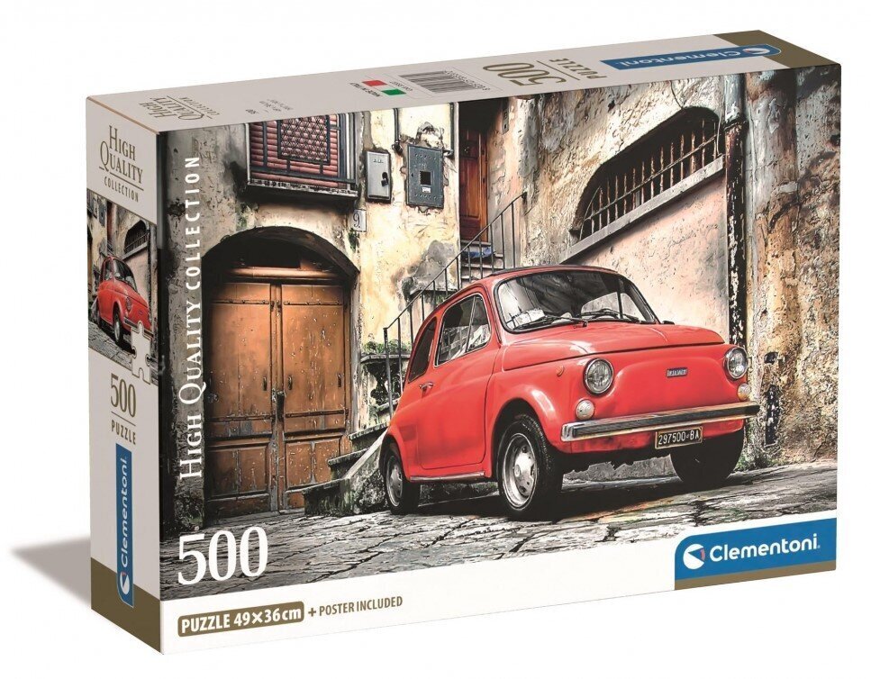 Clementoni pusle 500 Compact Cinquecento 35537 цена и информация | Pusled lastele ja täiskasvanutele | hansapost.ee