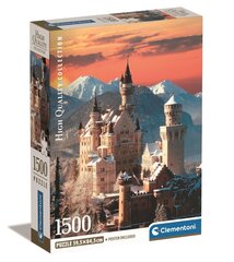 Pusle Kompaktne Neuschwanstein Clementoni, 1500 d. hind ja info | Pusled lastele ja täiskasvanutele | hansapost.ee