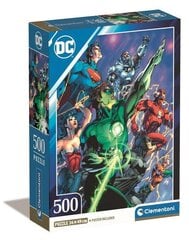 clementoni compact dc comics justice leag 35532, 500 шт. цена и информация | Пазлы | hansapost.ee