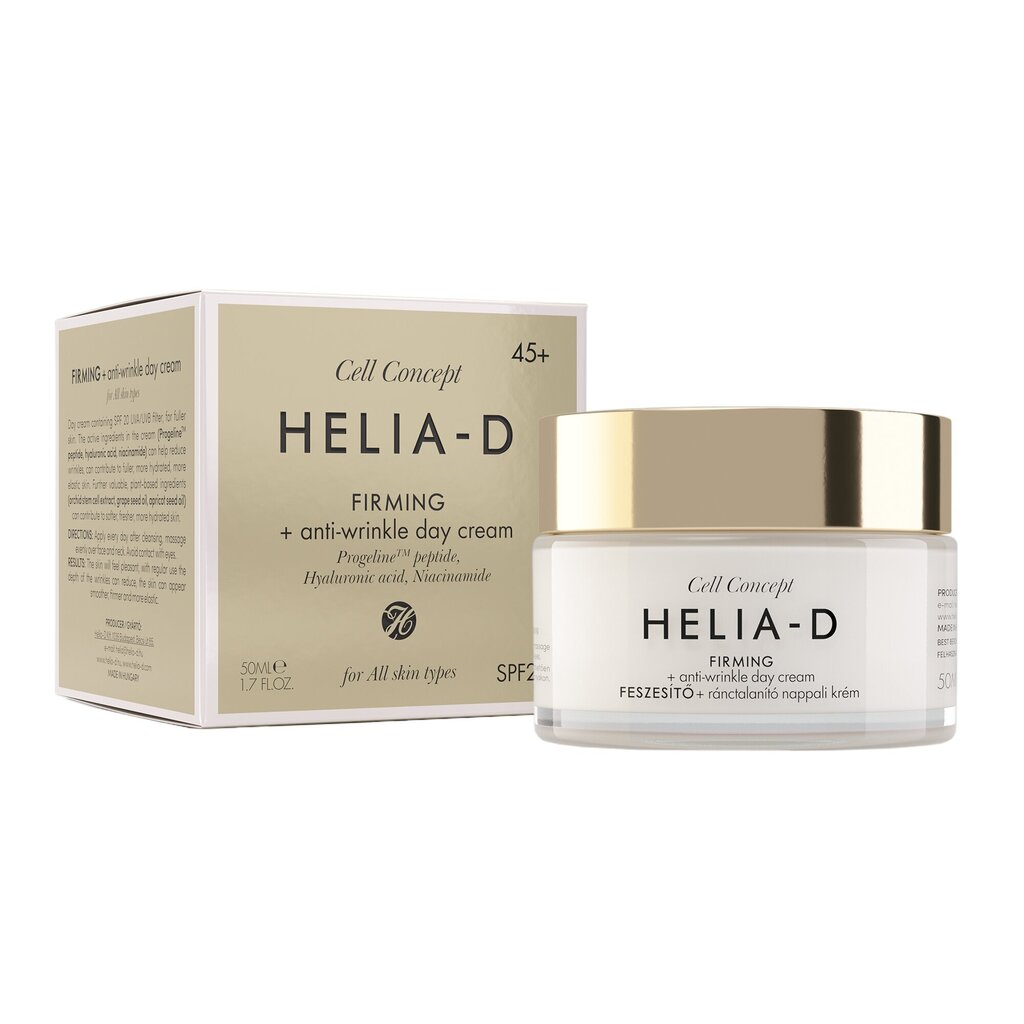 Pinguldav näokreem Helia-D Botanic Concept 45+, 50 ml цена и информация | Näokreemid | hansapost.ee