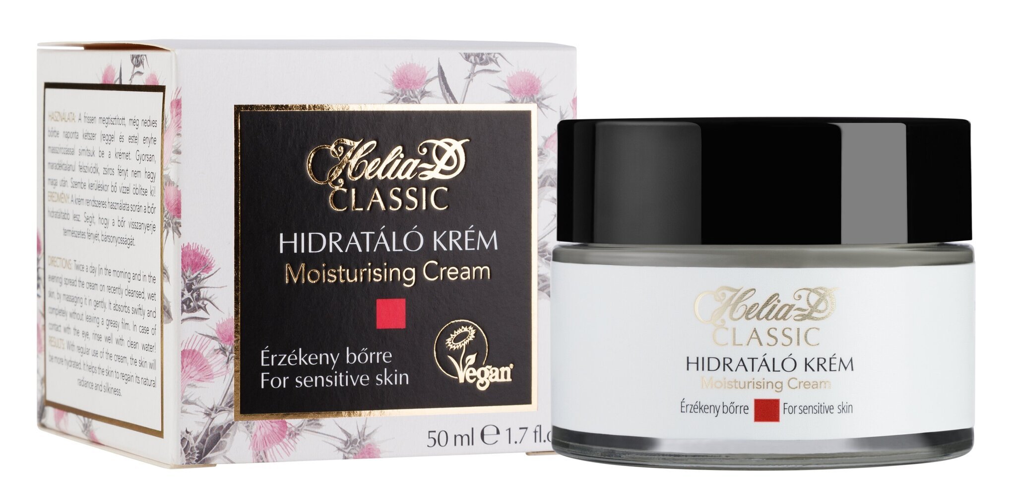 Niisutav näokreem tundlikule nahale Helia D Classic, 50 ml цена и информация | Näokreemid | hansapost.ee