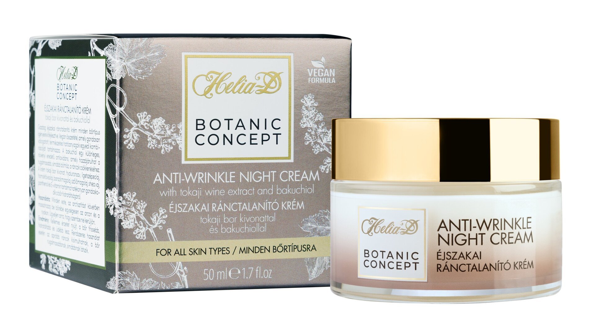 Öine näokreem Helia D Botanic Concept, 50 ml hind ja info | Näokreemid | hansapost.ee