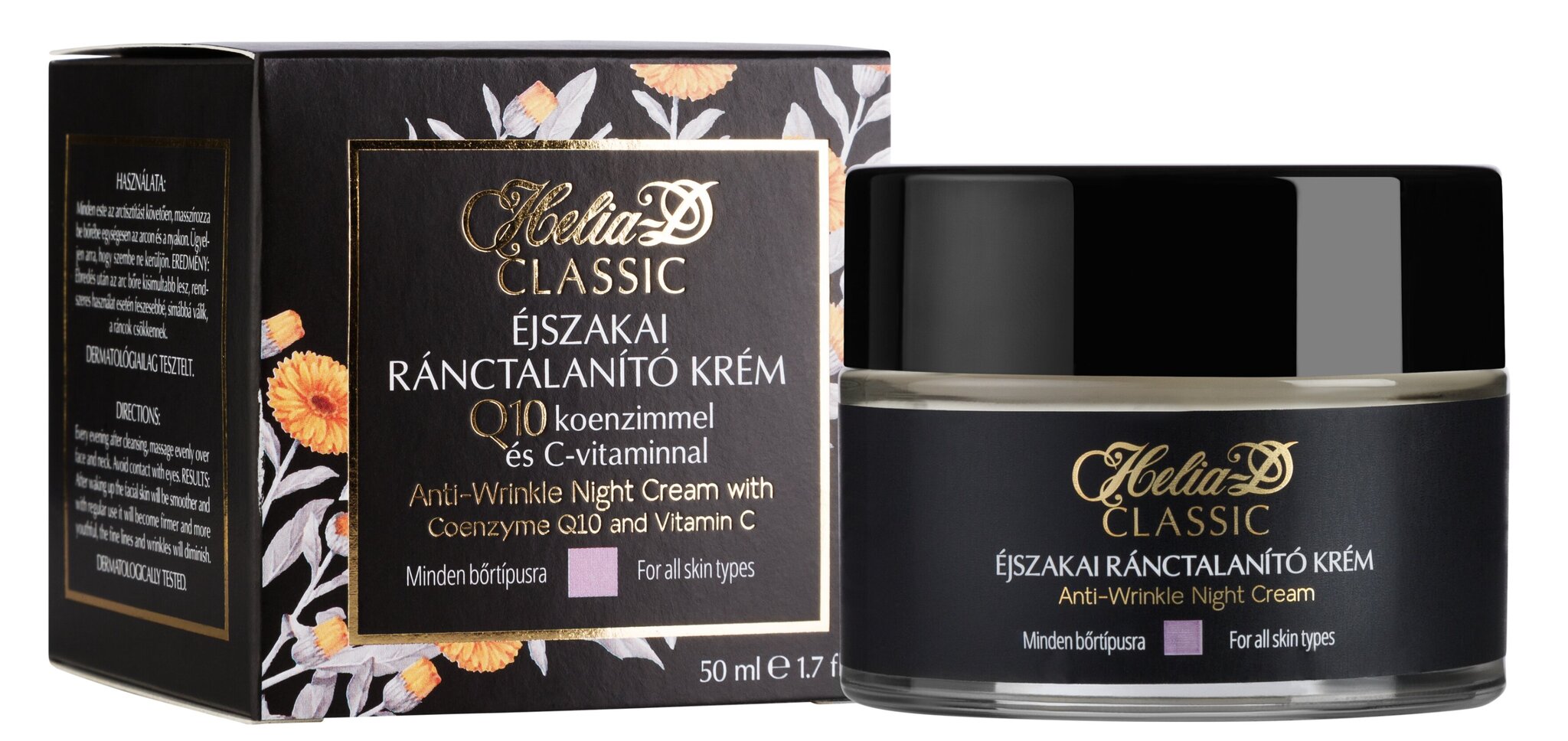 Näokreem koensüümiga Q10 Helia D Classic, 50 ml цена и информация | Näokreemid | hansapost.ee