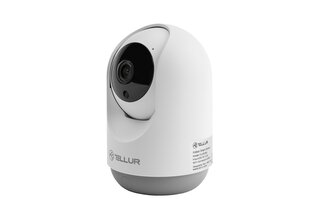 Комнатная камера Tellur Smart WiFi 3MP, UltraHD, автотрекинг, PTZ, белый цена и информация | Камеры видеонаблюдения | hansapost.ee