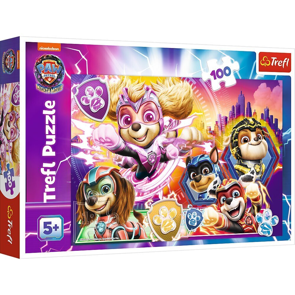 Pusle Trefl Paw Patrol, 100 tk hind ja info | Pusled lastele ja täiskasvanutele | hansapost.ee