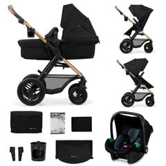 Универсальная коляска Kinderkraft Moov 2 Air 3in1, Pure Black цена и информация | Коляски | hansapost.ee