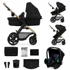 Универсальная коляска Kinderkraft Moov 2 3in1, Pure Black цена и информация | Коляски | hansapost.ee