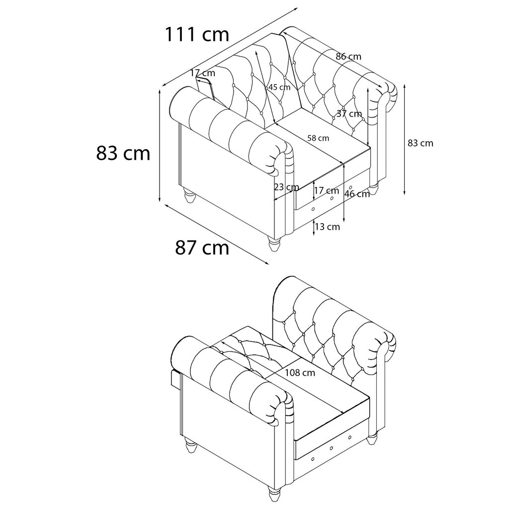 Tugitool Dorel Home Felix, hall hind ja info | Tugitoolid | hansapost.ee