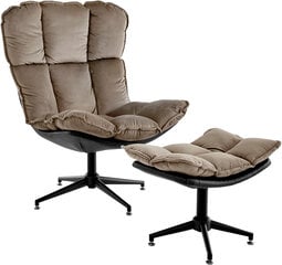Кресло для гостиной Loft24 Pilou, коричневый цвет цена и информация | Кресла | hansapost.ee