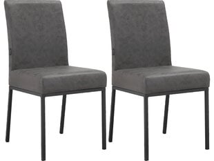 Комплект из 2-х стульев для столовой Loft24 Dax, серый цена и информация | Стулья для кухни и столовой | hansapost.ee