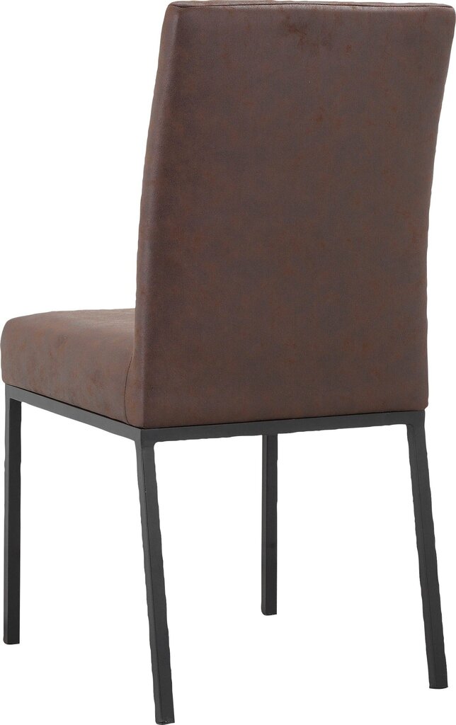 2 tooli söögitoa komplekt Loft24 Dax, pruun цена и информация | Köögitoolid, söögitoolid | hansapost.ee